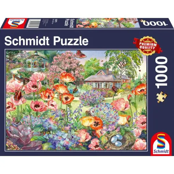 Schmidt Spiele Blühender Garten, 1.000 Teile Puzzle Limitierter Zeitrabatt