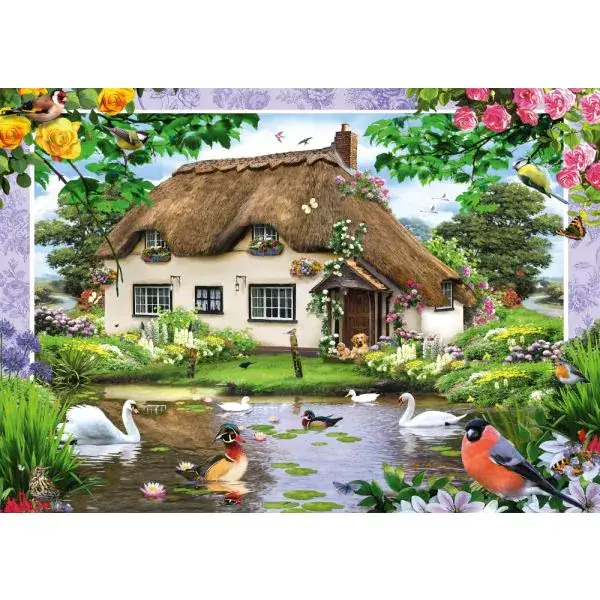 Schmidt Spiele Romantisches Landhaus, 500 Teile Puzzle Fabrikpreis