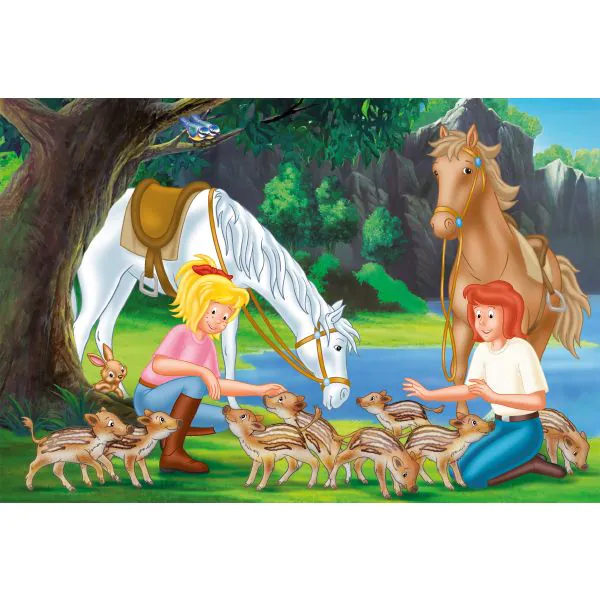 Schmidt Spiele Bibi & Tina: Am Steinbruch, 150 Teile Kinderpuzzle Flash Sale
