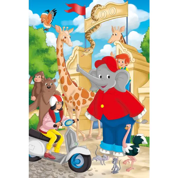 Schmidt Spiele Benjamin Blümchen: Im Zoo, 3x24-teiliges Kinderpuzzle Preisnachlass