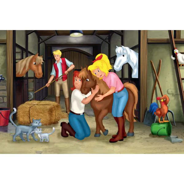 Schmidt Spiele Bibi & Tina: Puzzle-Box im Metallkoffer mit 4 Kinderpuzzles (2 x 100 und 2 x 150 Teile) Saisonschlussverkauf