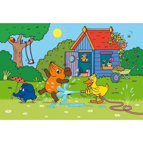 Schmidt Spiele Die Maus: Viel Spaß mit der Maus, 3x48-teiliges Kinderpuzzle Heißer Verkauf