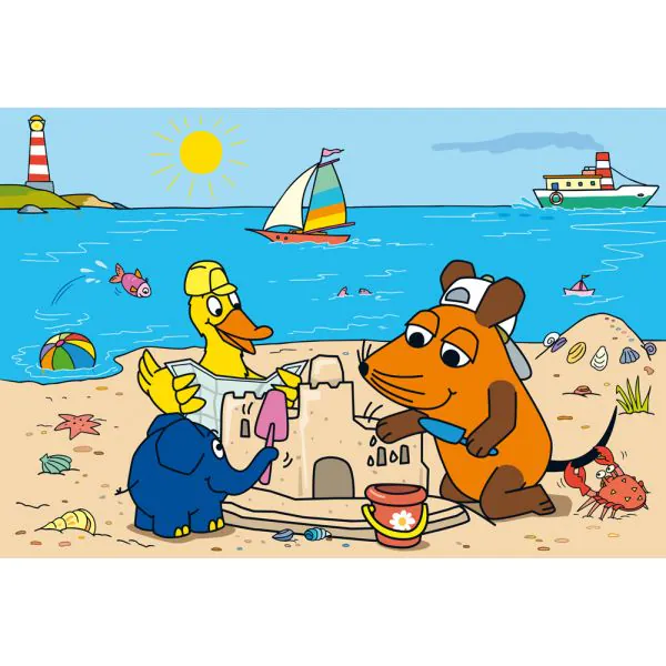 Schmidt Spiele Die Maus: Gute Freunde, 3x24-teiliges Kinderpuzzle Top Angebot