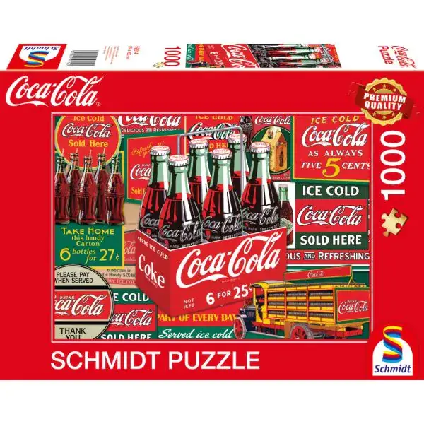 Schmidt Spiele Coca Cola: Klassiker, 1.000 Teile Puzzle Blitzangebot