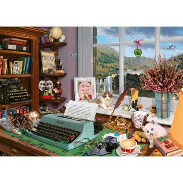 Schmidt Spiele Steve Read: Secret Puzzles - Am Schreibtisch, 1.000 Teile Puzzle Neuheiten