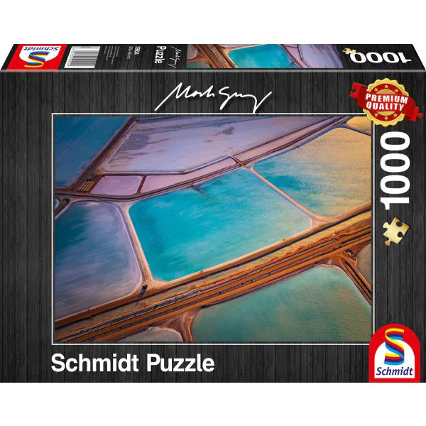 Schmidt Spiele Mark Gray: Pastelle, 1.000 Teile Puzzle Kauf eins, bekomm eins gratis