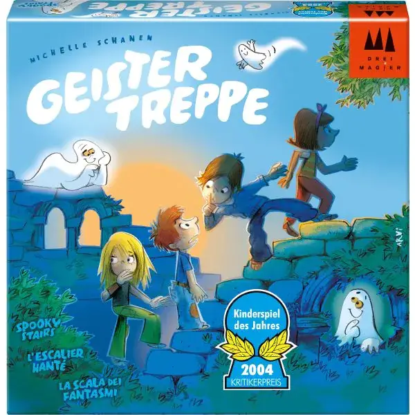 Schmidt Spiele Drei Magier®: Geistertreppe, Kinderspiel Letzter Tag