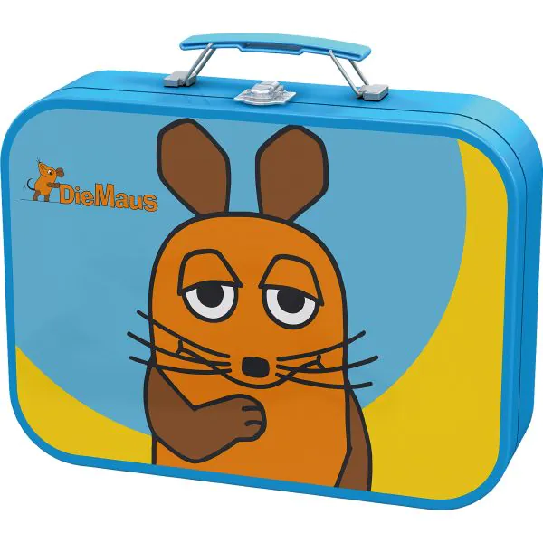 Schmidt Spiele Puzzle-Box: Die Maus im Metallkoffer mit 4 Kinderpuzzles (2 x 26 und 2 x 48 Teile) Sonderangebot der Fabrik