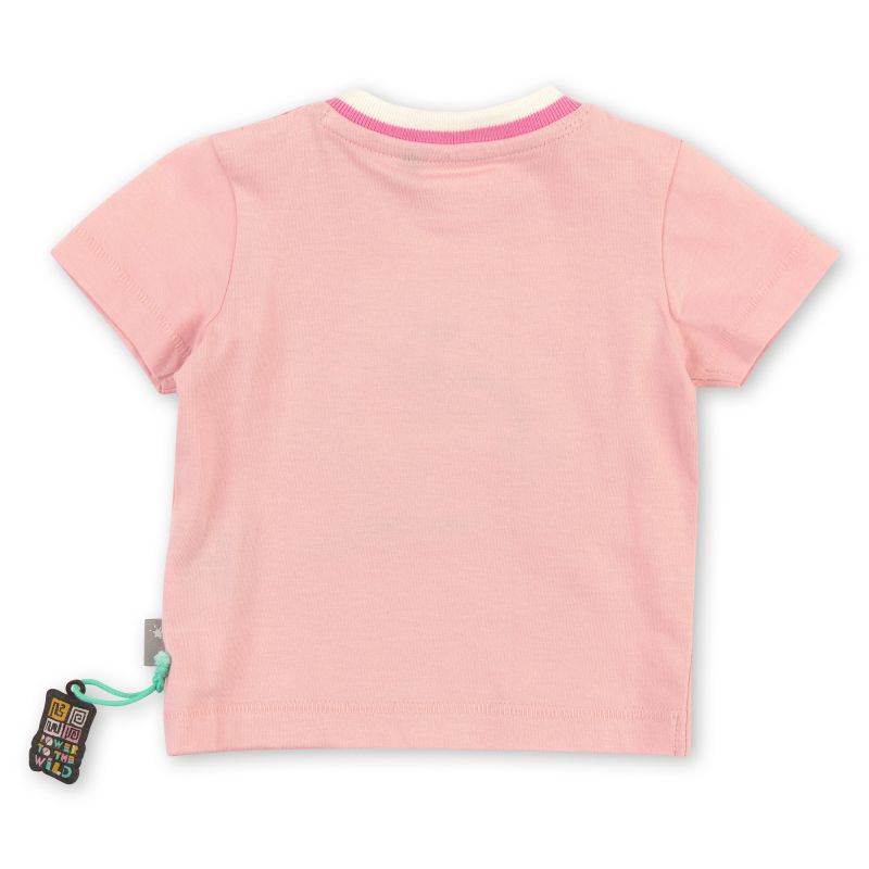 Sigikid Baby T-Shirt, zartrosa mit Giraffen Motiv Weihnachtsangebot