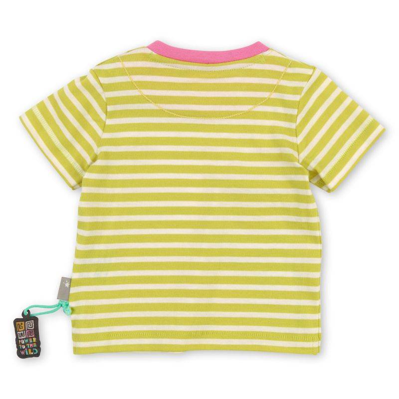 Sigikid Baby T-Shirt geringelt mit Krokodil Motiv Heißer Verkauf