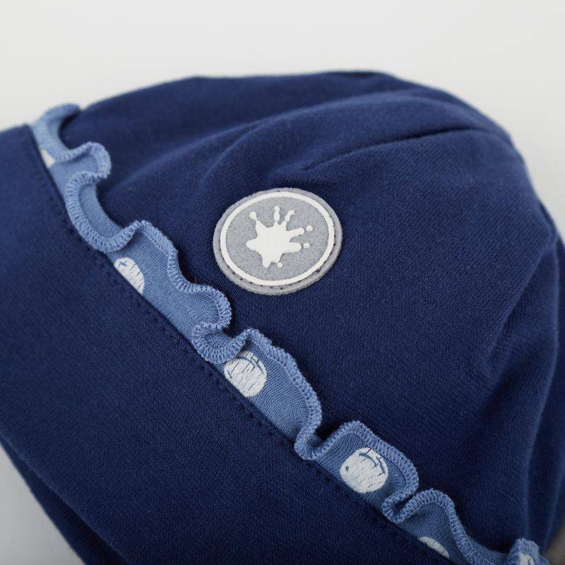 Sigikid Dunkelblaue Baby Mütze mit Kräuselkante Top Angebot