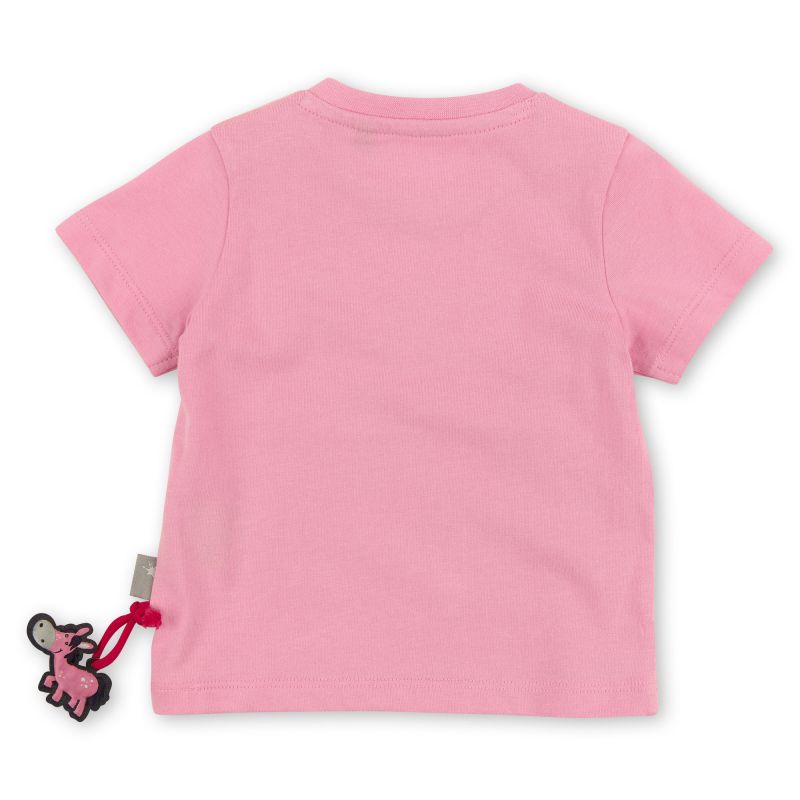 Sigikid Rosa Baby T-Shirt mit Herzchen Stickerei Neueste Mode