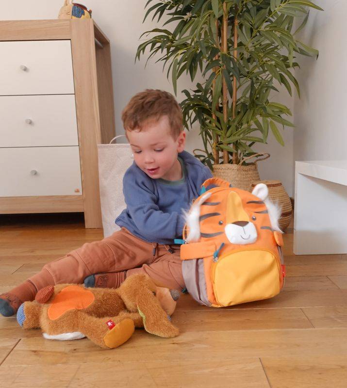 Sigikid Kinder Pfötchen-Rucksack Tiger Kauf eins, bekomm eins gratis