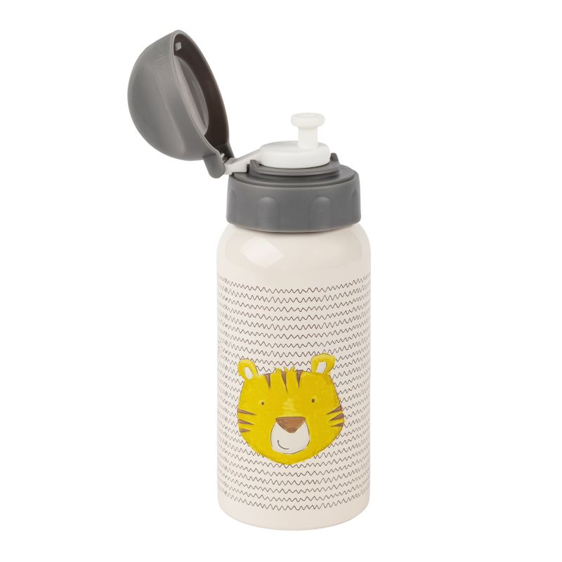 Sigikid Kinder Set 400 ml Edelstahl-Trinkflasche und Brotbox, Hase Nur für heute
