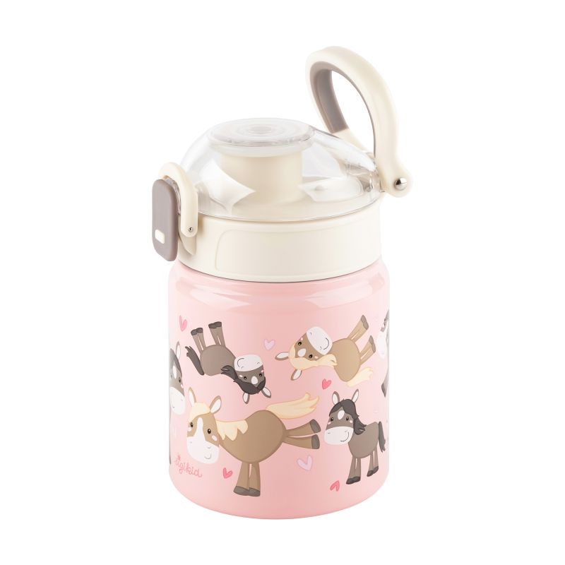 Sigikid Kinder Set 400 ml Edelstahl-Trinkflasche und Brotbox, Pony Sonderangebot der Fabrik