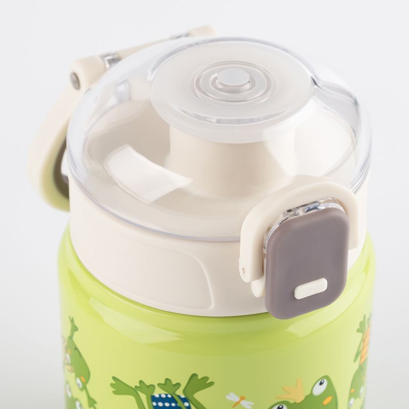Sigikid Kinder Set 400 ml Edelstahl-Trinkflasche und Brotbox, Frosch Vierteljährliche Förderung