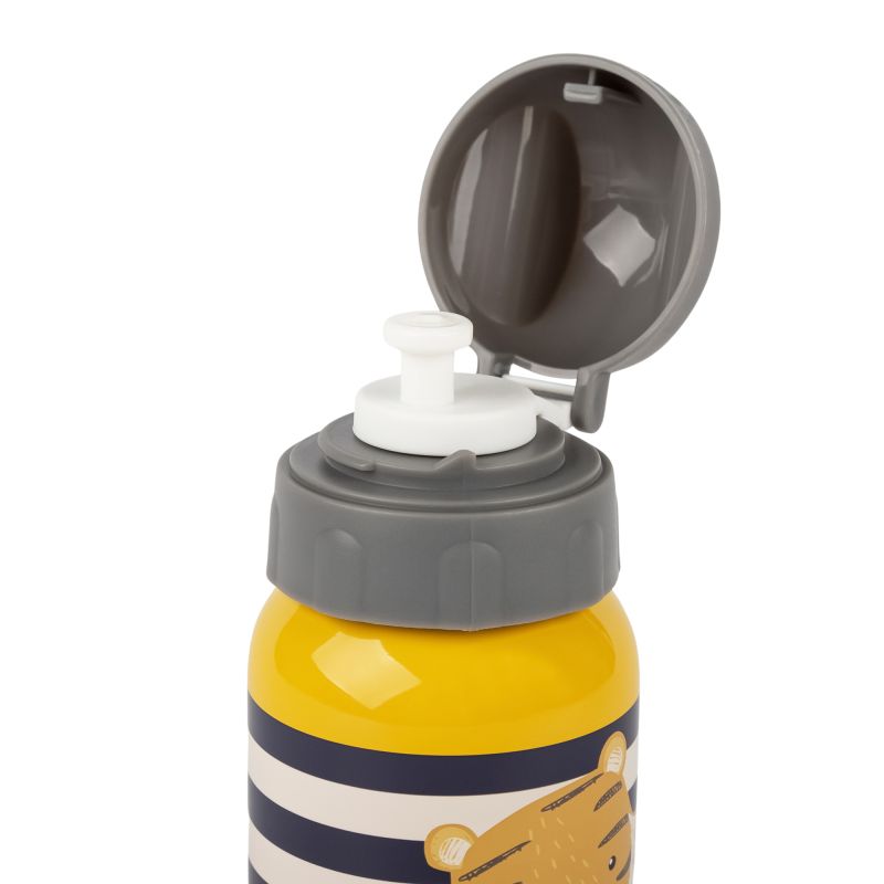 Sigikid Kinder Set 250 ml Edelstahl-Trinkflasche und Brotbox, Tiger Discount Store für neue Produkte