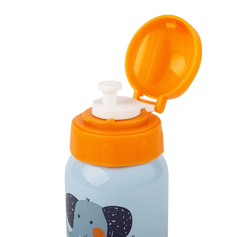 Sigikid Kinder Set 250 ml Edelstahl-Trinkflasche und Brotbox, Elefant Nur noch ein Tag übrig