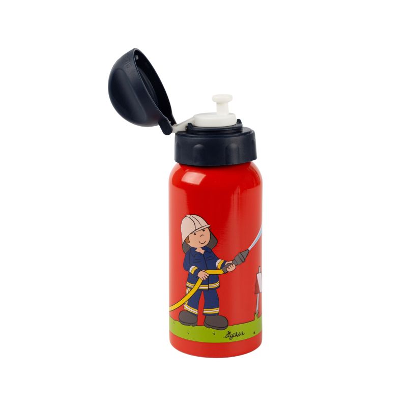 Sigikid Kinder Edelstahl-Trinkflasche Feuerwehrmann Frido Firefighter 50% Rabatt mit kostenlosem Versand