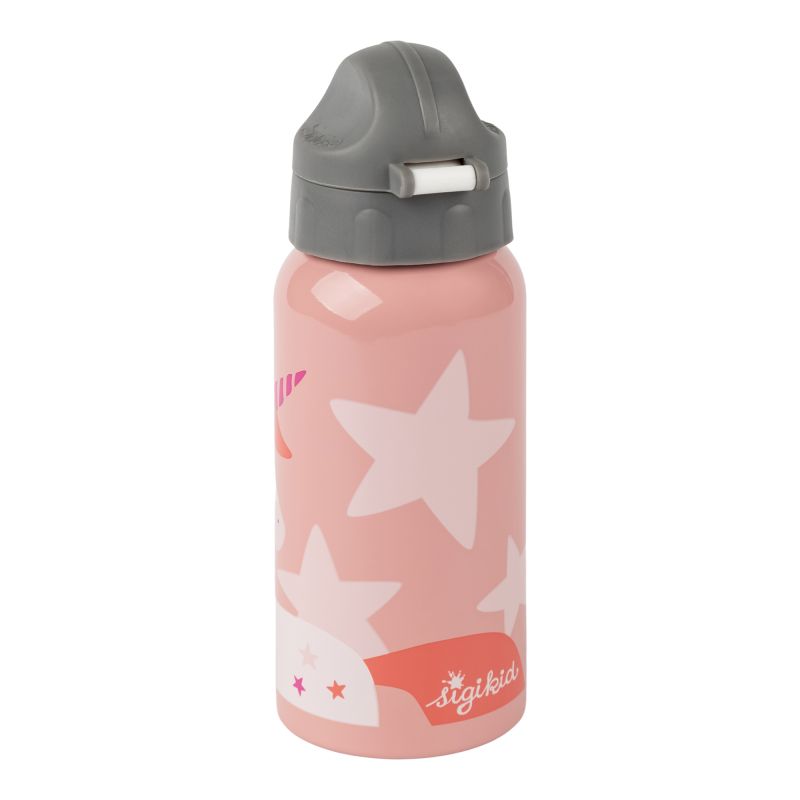 Sigikid Edelstahl Kinder Trinkflasche Einhorn, 400ml Kostenloser Versand international