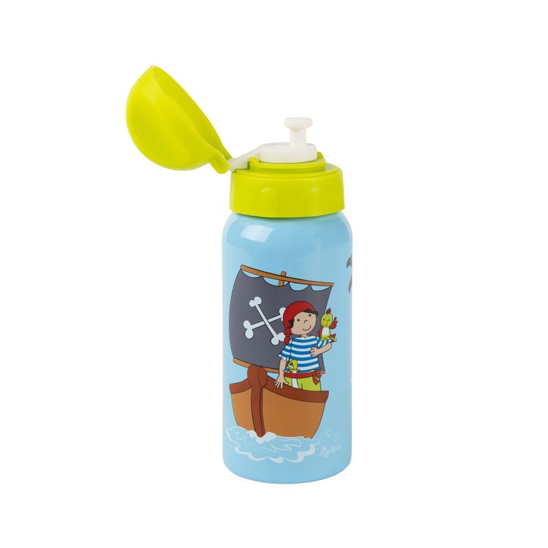 Sigikid Kinder Edelstahl-Trinkflasche Pirat Sammy Samoa Fabrikladen
