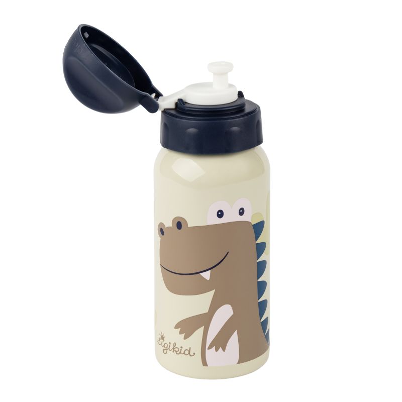 Sigikid Edelstahl Kinder Trinkflasche Dino, 400ml Black Friday Preise