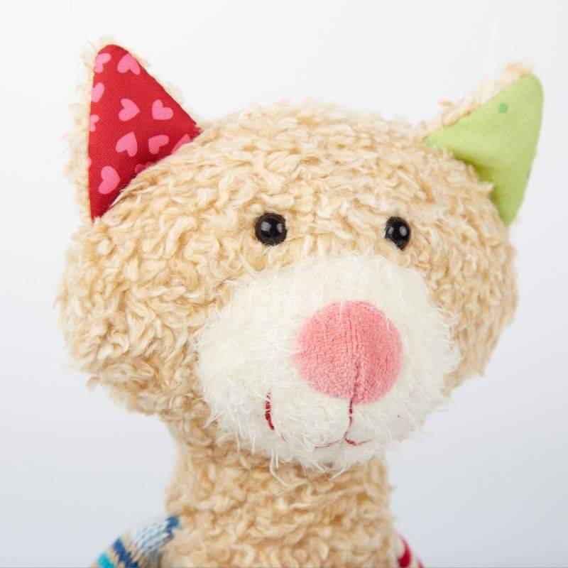 Sigikid Kuscheltier Katze im Patchworkstyle Zeitlich begrenztes Angebot
