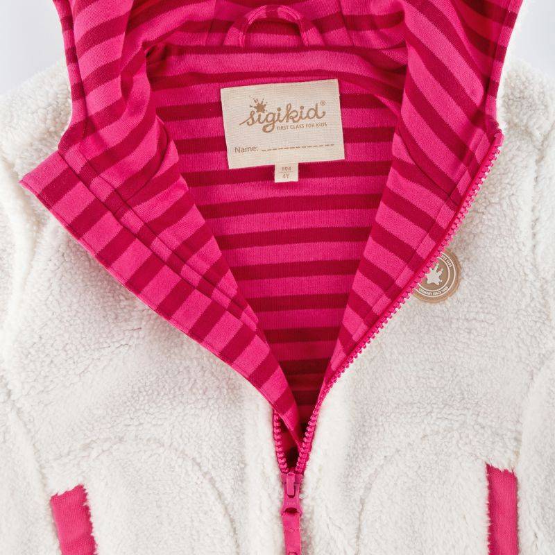 Sigikid Kinder Teddyjacke Crazy Lama, weiß JETZT KAUFEN