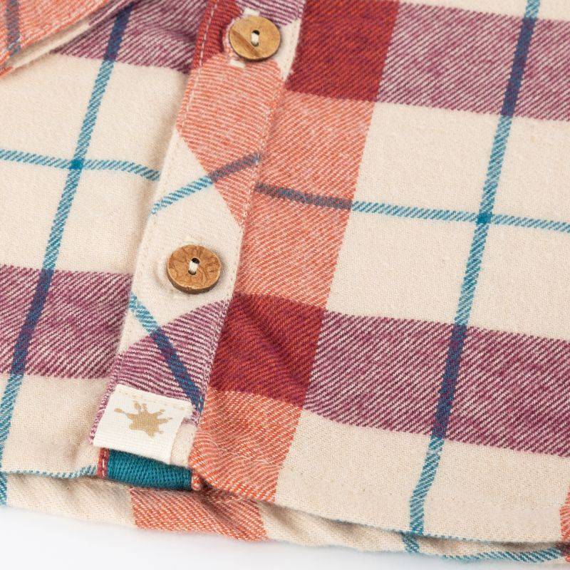 Sigikid Baby Karo Flanellhemd, rot-beige Neueste Stile