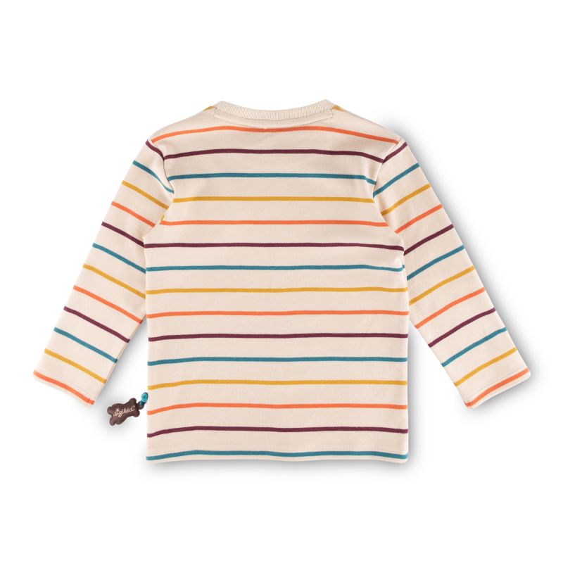 Sigikid Kinder Langarmshirt, bunt gestreift Letzter Tag