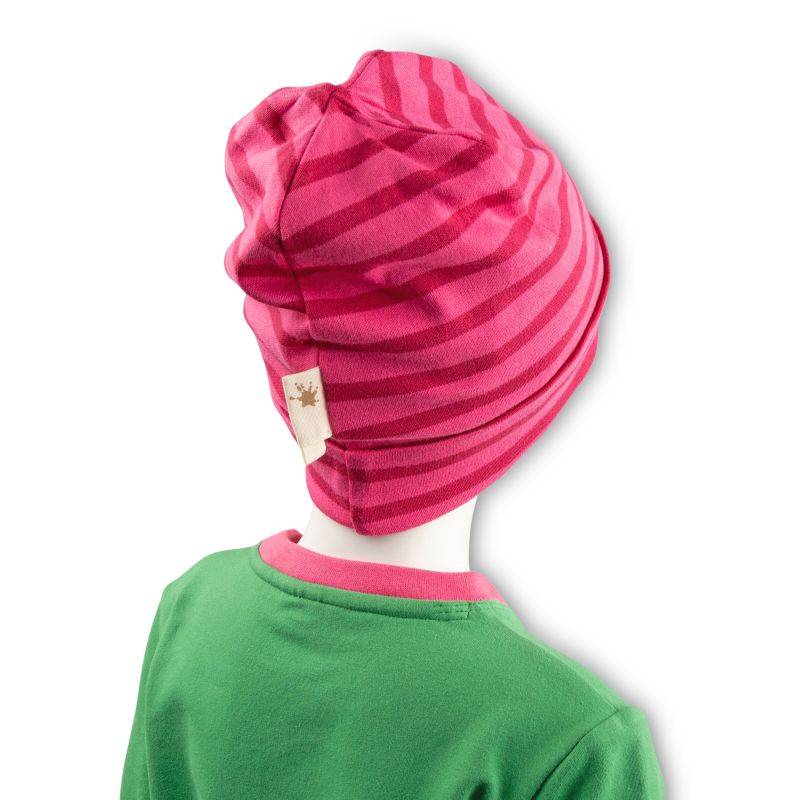Sigikid Kinder Beanie, pink gestreift Zeitbegrenzte Promotion