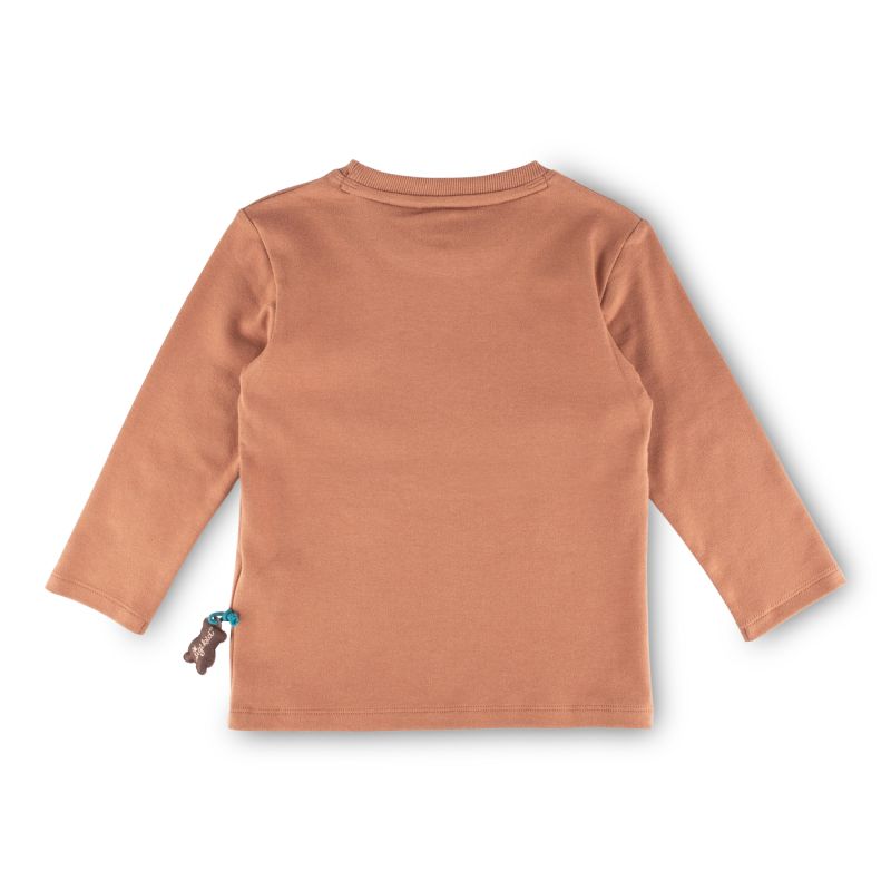 Sigikid Kinder Langarmshirt Bär, braun Sonderangebot der Fabrik