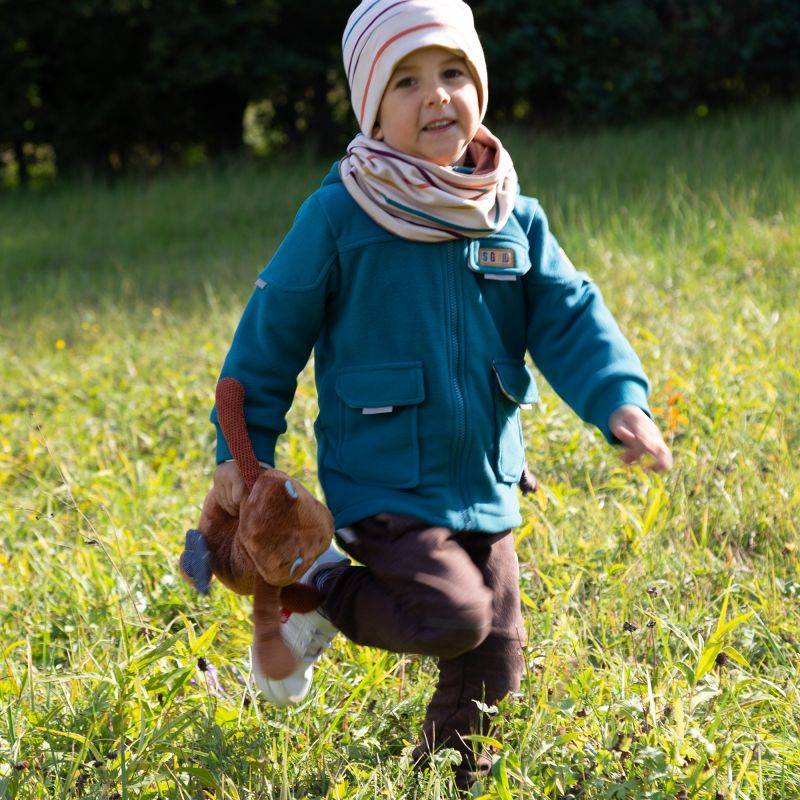 Sigikid Kinder Fleecejacke, grün zollfrei