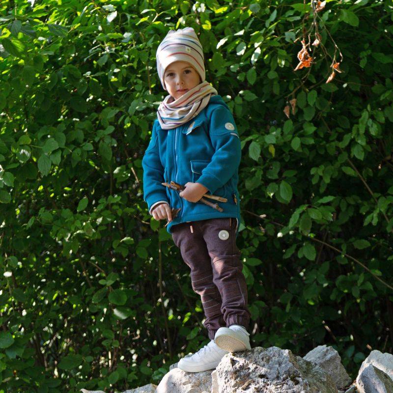 Sigikid Kinder Fleecejacke, grün zollfrei