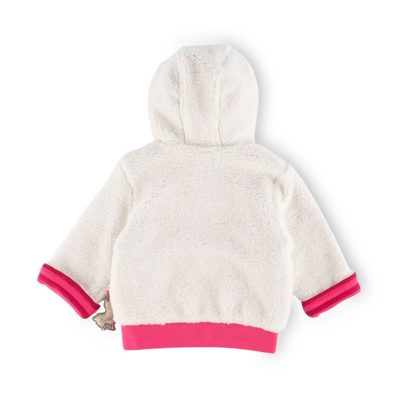 Sigikid Baby Teddyjacke Crazy Lama, weiß 50% Rabatt für begrenzte Zeit