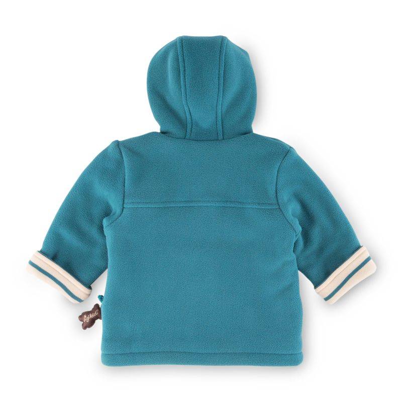 Sigikid Baby Fleecejacke mit Kapuze, grün Outlet