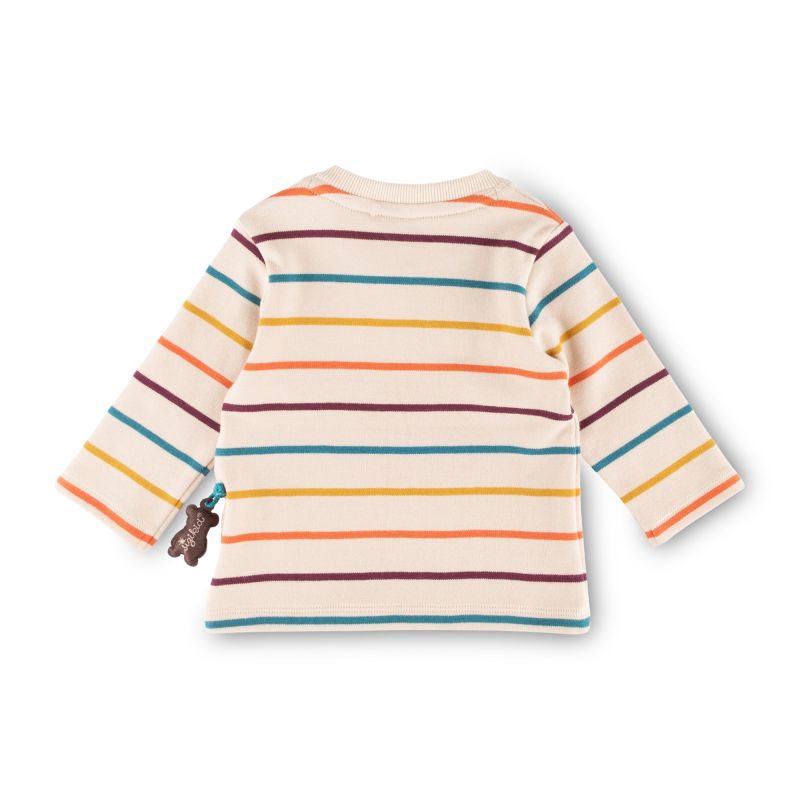 Sigikid Baby Langarmshirt Bär, bunt gestreift Verkauf