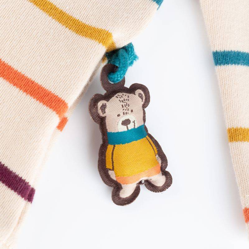 Sigikid Baby Langarmshirt Bär, bunt gestreift Verkauf