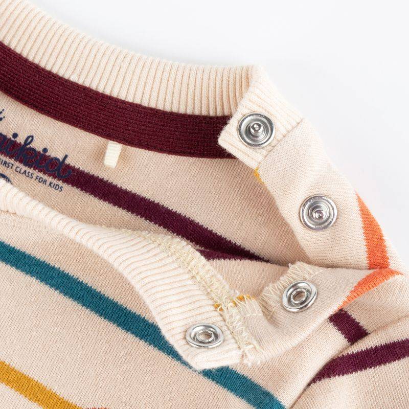 Sigikid Baby Langarmshirt Bär, bunt gestreift Verkauf