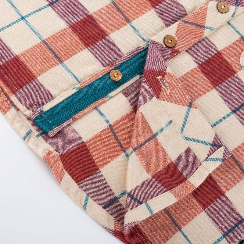 Sigikid Kinder Karo Flanellhemd, rot -beige Hotsell