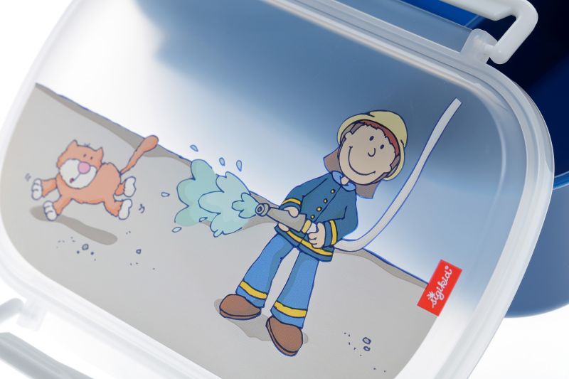 Sigikid Kinder Brotzeitbox für Jungen, Frido Firefighter Rabatt