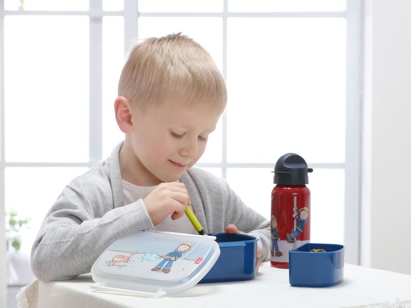 Sigikid Kinder Brotzeitbox für Jungen, Frido Firefighter Rabatt