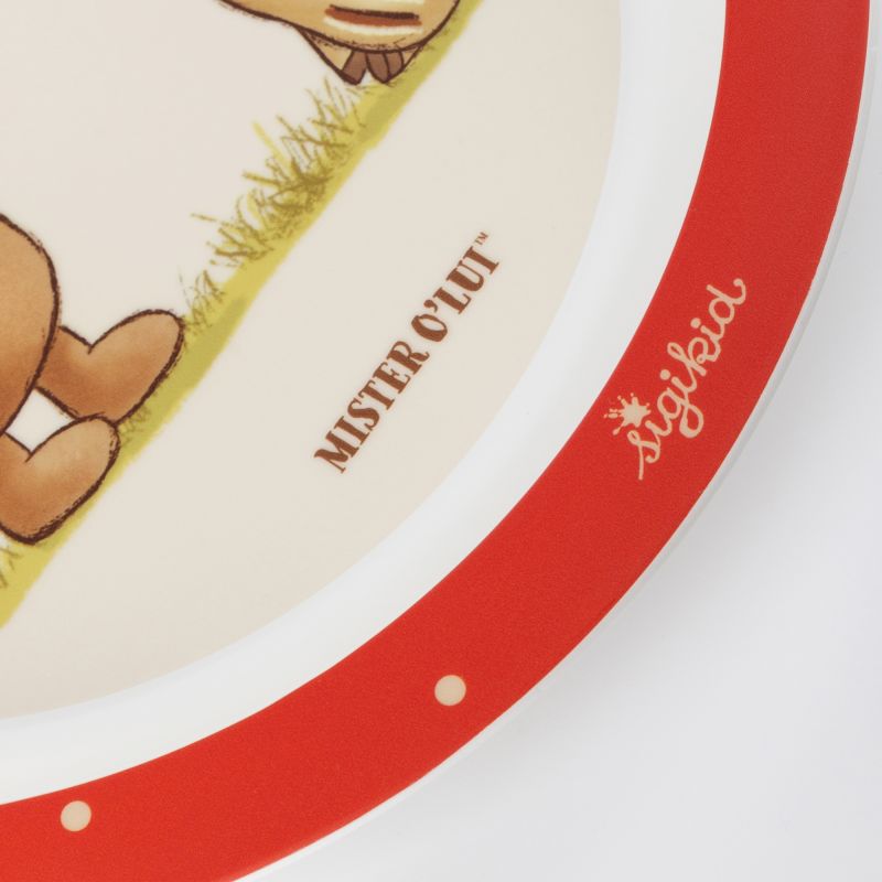 Sigikid Kinder Teller Mister O'Lui Biberbär, rPET Großer Ausverkauf