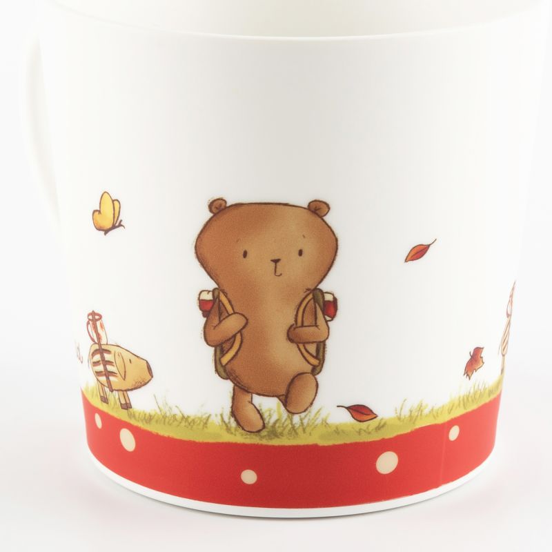 Sigikid Kinder Camping Tasse Mister O'Lui Biberbär, rPET Begrenztes Angebot