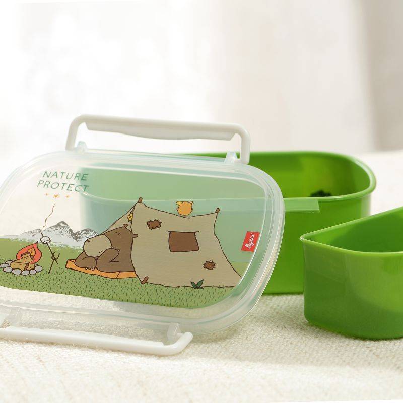 Sigikid Kinder Brotzeitbox mit Bär Forest Grizzly Riesige Rabatte