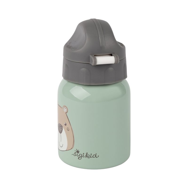 Sigikid Edelstahl Kinder Trinkflasche Bär, 250ml Begrenzt auf 3 Tage