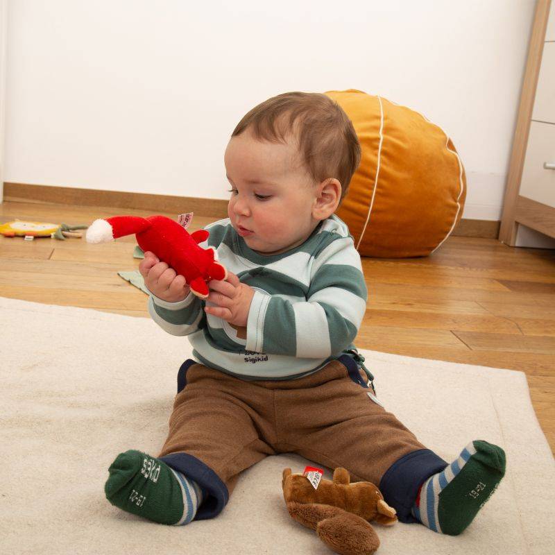 Sigikid Baby Rassel Fuchs, Red Stars Sonderangebot