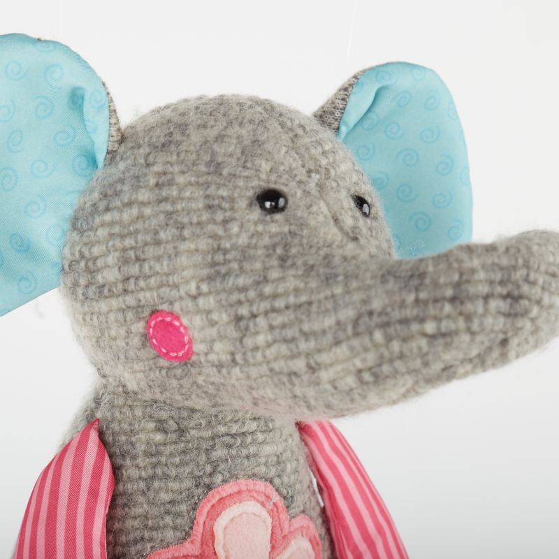Sigikid Kuscheltier Elefant rosa, Patchwork Sweety Kauf eins, bekomm eins gratis