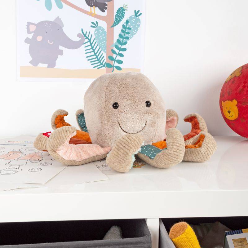 Sigikid Kuscheltier Oktopus, Patchwork Sweety Begrenzt auf 3 Tage