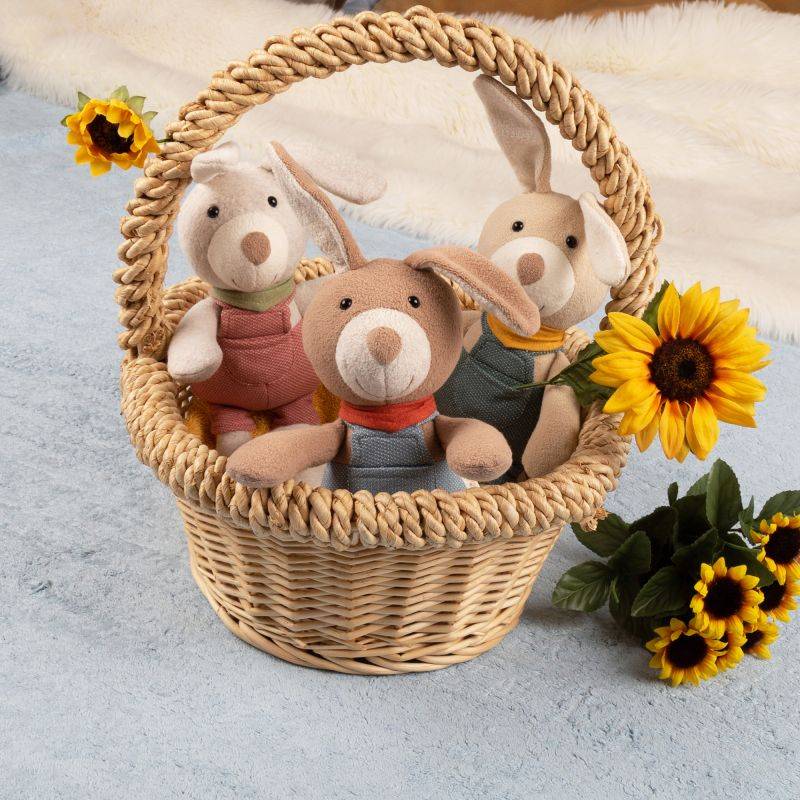 Sigikid Kuscheltier Hase mit Latzhose, magohany Outlet